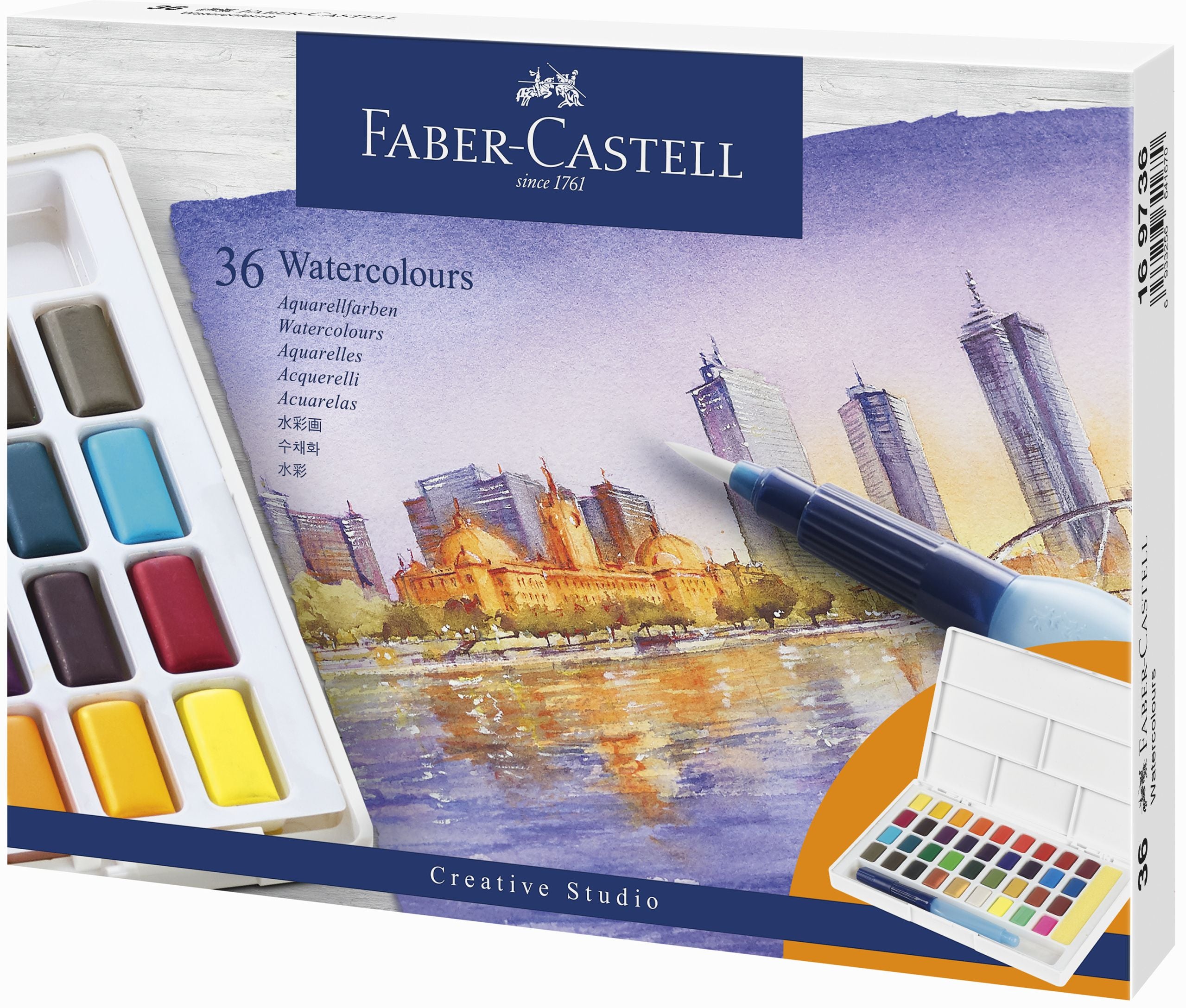 ACUARELE 36 CULORI CREATIVE STUDIO FABER-CASTELL ACUARELE 36 CULORI CREATIVE STUDIO FABER-CASTELL